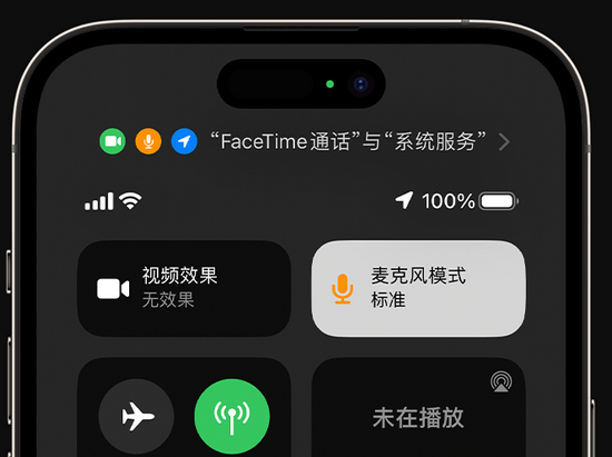 江城苹果授权维修网点分享iPhone在通话时让你的声音更清晰 