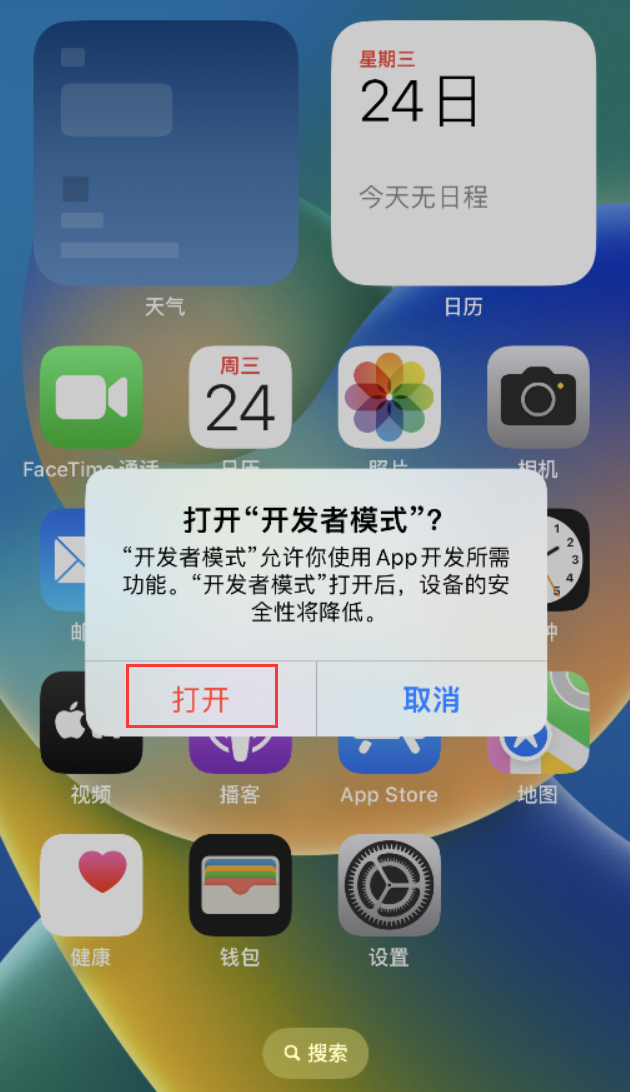 江城苹果手机维修分享如何打开开发者模式 