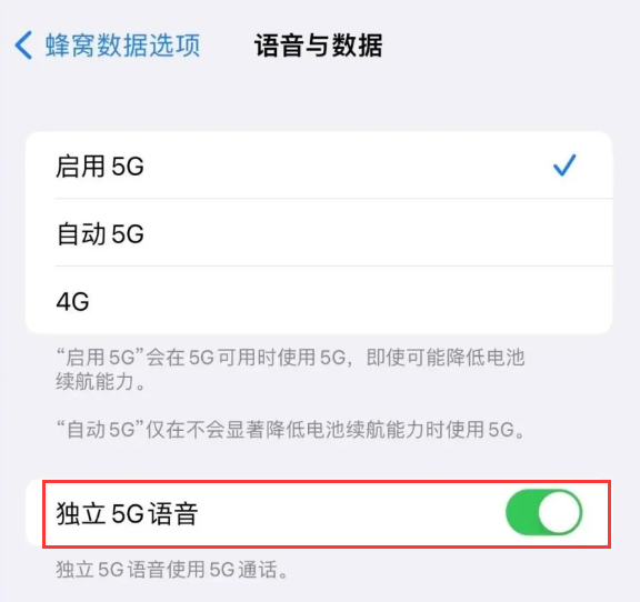 江城苹果14维修分享iPhone 14 Pro如何开启VoNR 