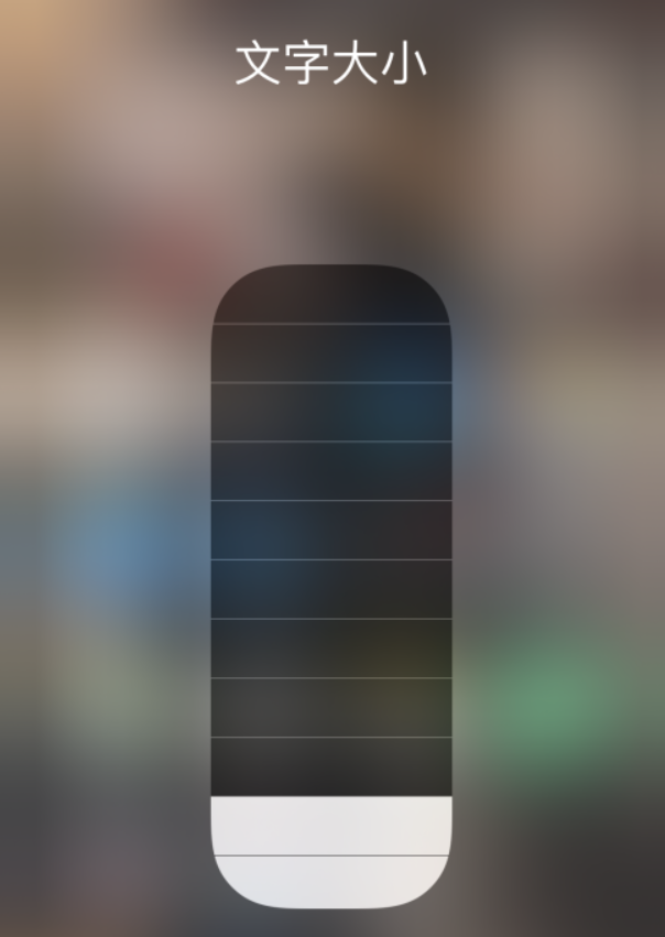 江城苹果手机维修分享小技巧：在 iPhone 控制中心快速调节字体大小 
